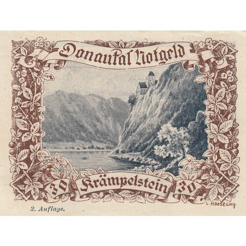Австрия, Долина Дуная 30 геллеров 1914-1921 гг. (№2.15) австрия роттенбах 30 геллеров 1914 1921 гг