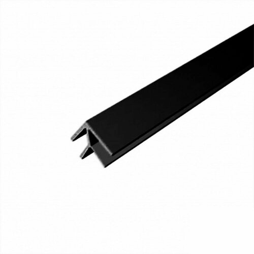 ООО декоплинт Планка МЩ угловая (елочка) 4мм, чёрная Планка угловая (елочка) 4мм чёрная 2275