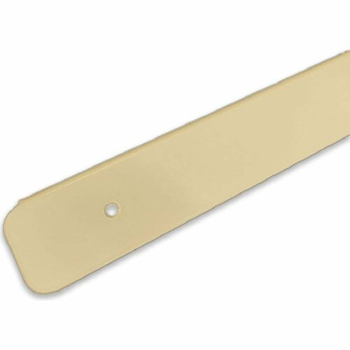 Торцевая планка для столешниц Скиф, Союз, Кедр ООО декоплинт R8, 38 мм, бежевый 2237