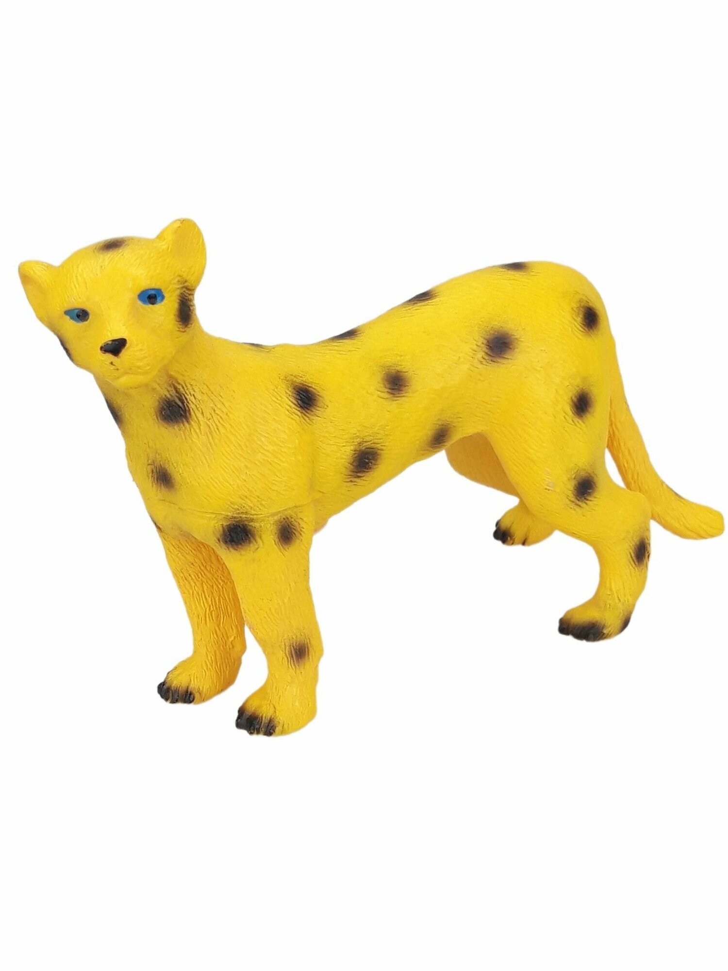 Фигурка животного Леопард, большая коллекционная декоративная игрушка из серии Дикие животные для детей