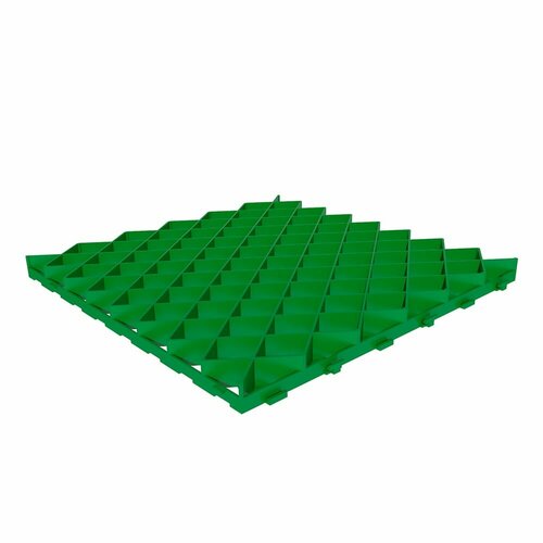Пластиковая газонная решетка Gidrolica 600х600х40 мм - зеленая