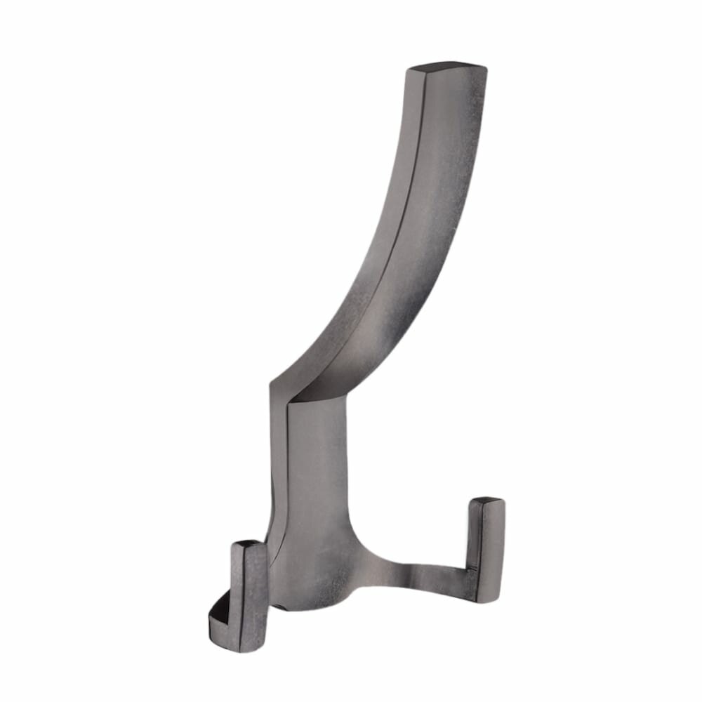 Крючок-вешалка Kerron KR0340, 30x145 мм, цвет чернёный цинк - фото №1