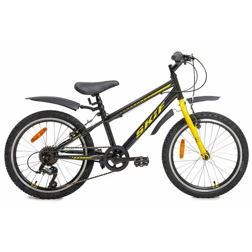 Велосипед Skif MTB HT 20 20 7 ск 2022 темно-серыйжелтый IBK22OK20009 серый желтый 899000₽