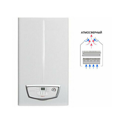 Настенный газовый котел IMMERGAS NIKE MYTHOS 24 КВт двухконтурный медный теплообменник открытая камера сгорания 7296500₽