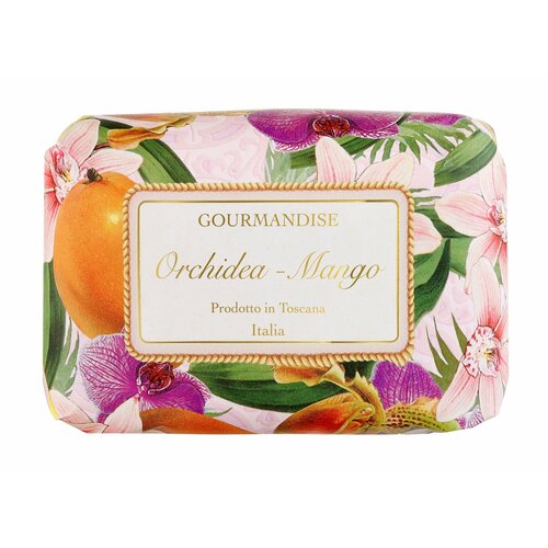 gourmandise savon parfume gardenia Натуральное мыло c ароматом орхидеи и манго Gourmandise Savon Parfume Orchidea-Mango