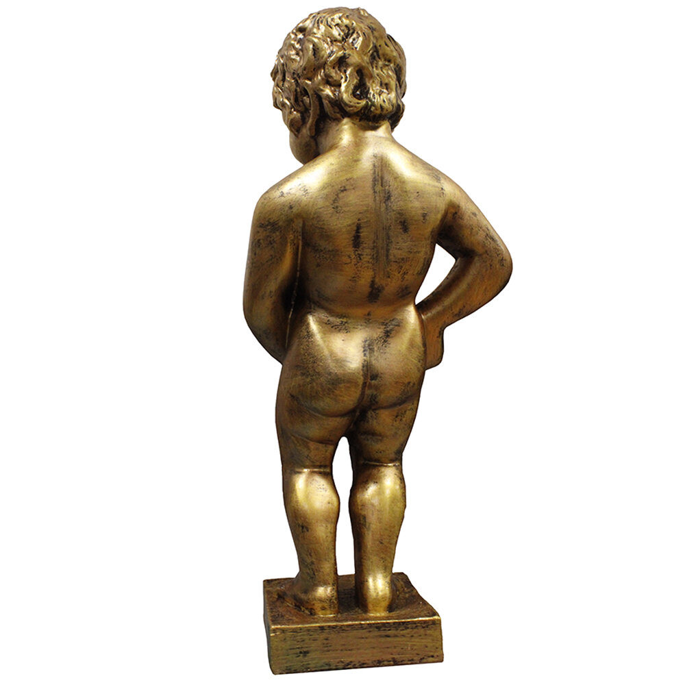 Фигура для фонтана "Писающий мальчик", 59 см, золото