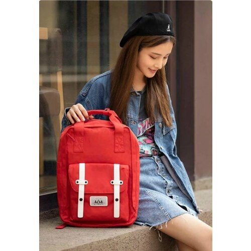 фото Рюкзак универсальный 15.6" urevo leipzig trendy leisure shoulder bag цвет: красный