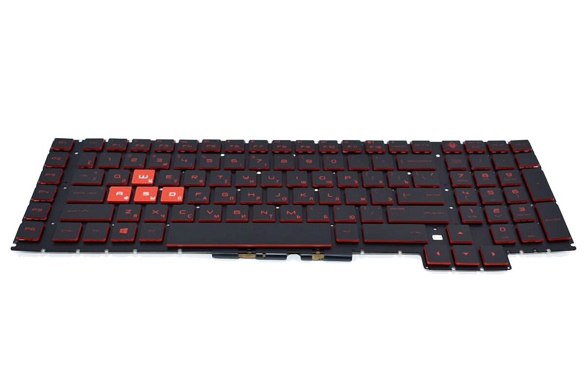 Клавиатура для HP Omen 17-an122ur ноутбука с подсветкой