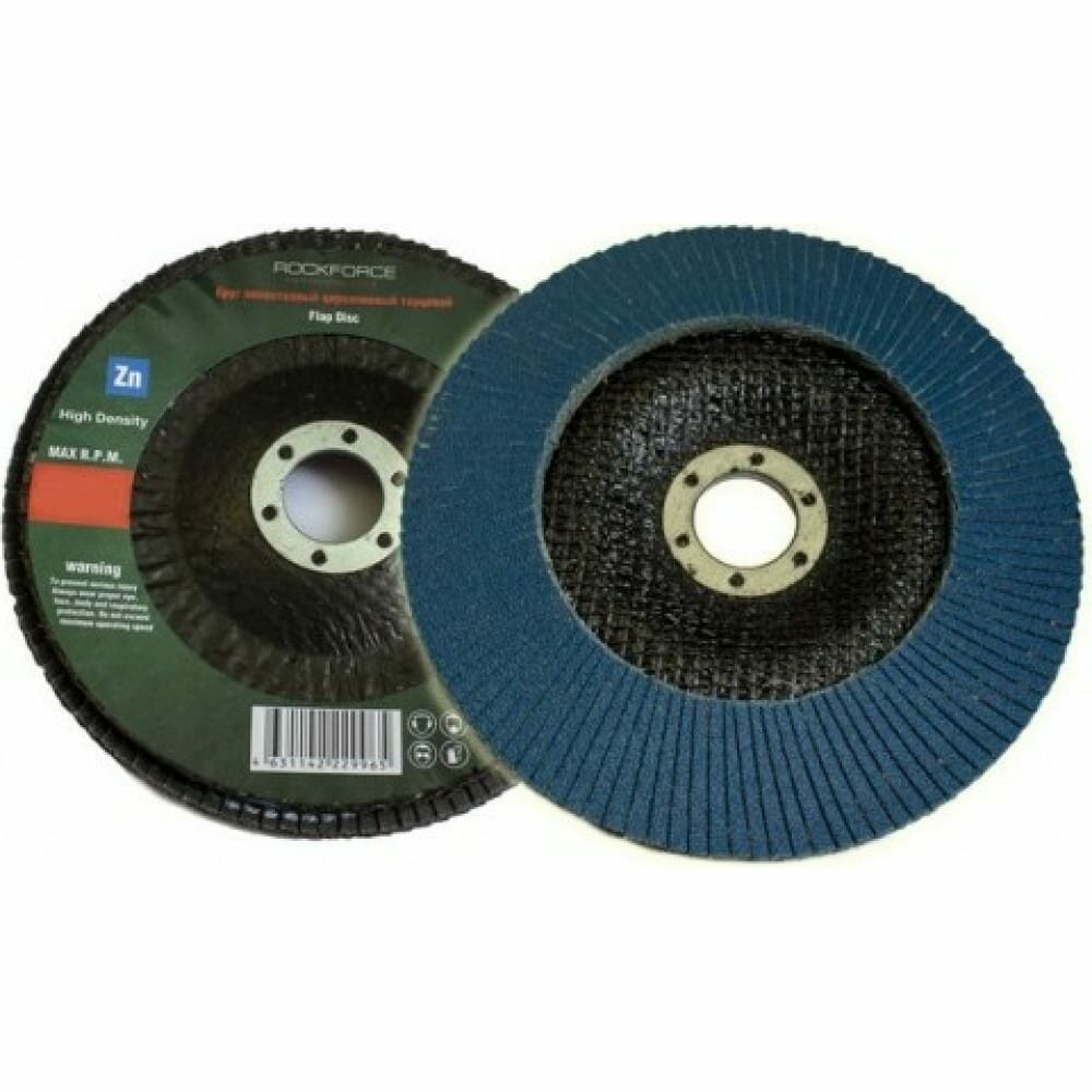 Изображение Круг лепестковый RF-FD6150H торцевой 150х22мм (P150,мелкий шаг) ROCKFORCE