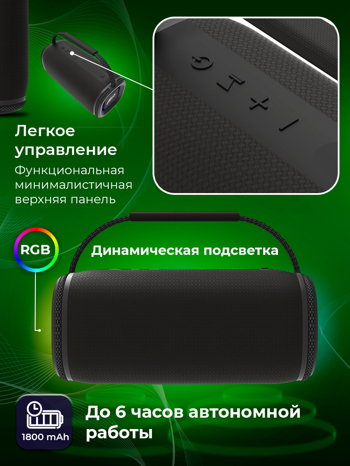 Акустическая система Ritmix SP-330B black