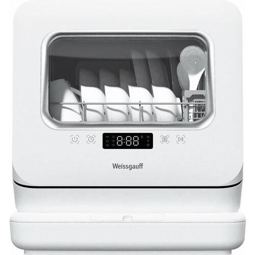 Компактная посудомоечная машина (без подключения к водопроводу) Weissgauff TDW 4036 D, белый