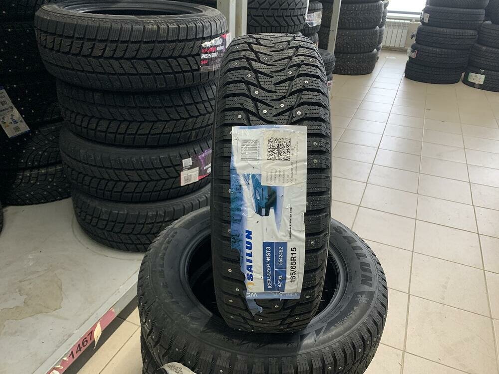 Шина зимняя SAILUN ICE BLAZER WST3 215/65 R16 102T XL шип - фото №7