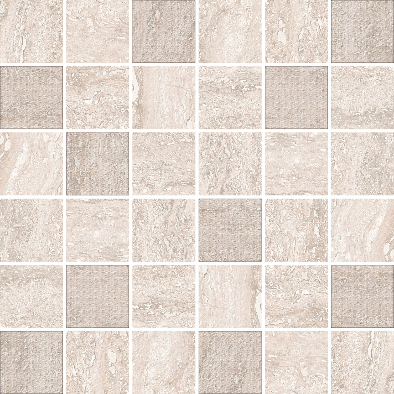 фото Мозаика AZORI Ascoli Grey Mosaic (300х300) серая (шт.)