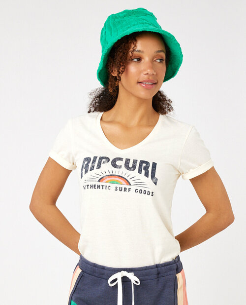 Футболка RIP CURL, размер S, бежевый