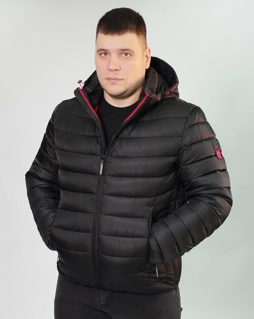 Куртка MAN OWN COLLECTION, размер 48, черный