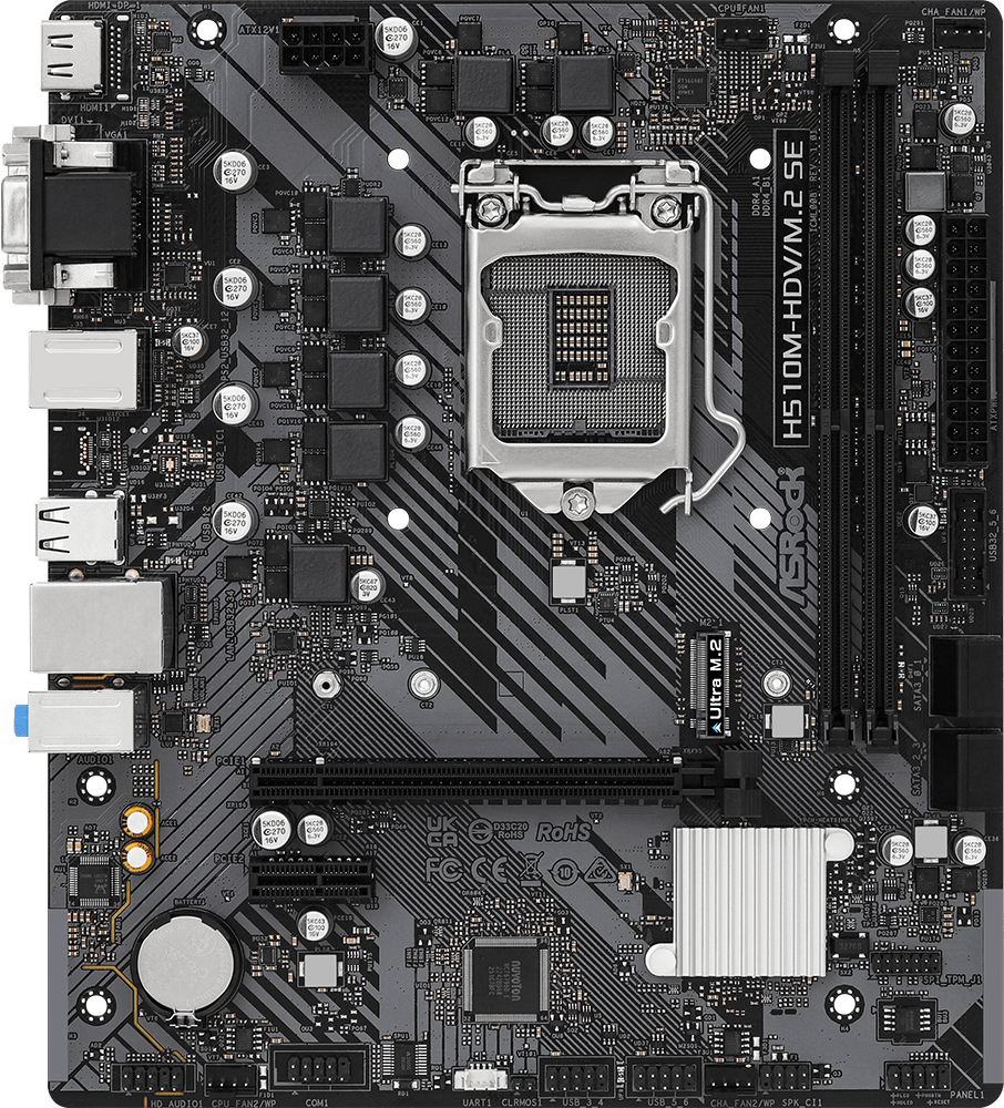 Материнская плата ASRock (H510M-HDV/M.2 SE)