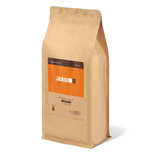 Кофе в зернах Nude Brazilia Santos (1 кг) Арабика 100%