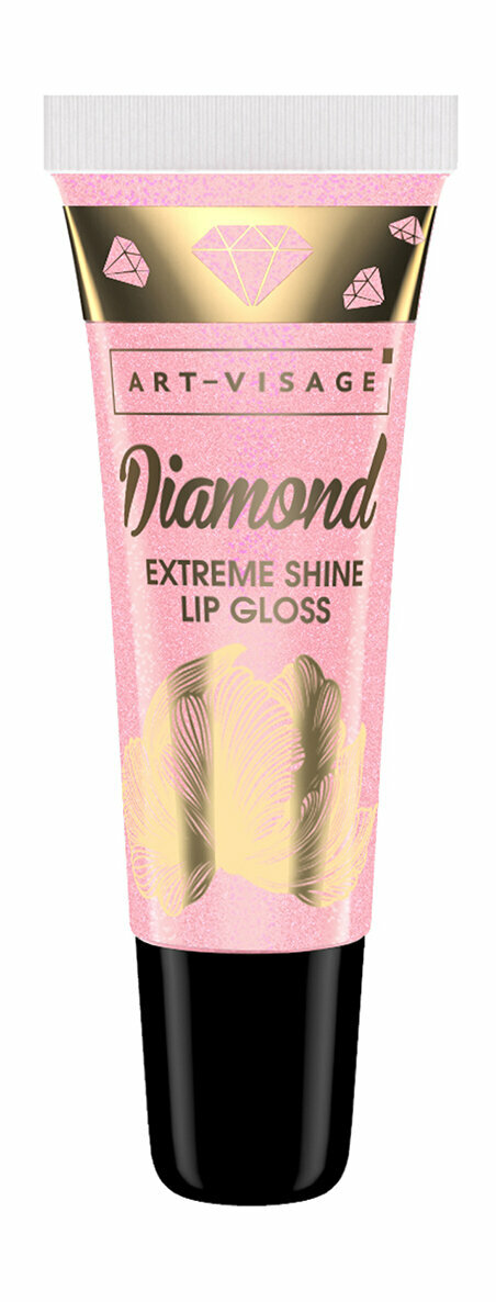 ART-VISAGE Блеск для губ сияющий Diamond extreme shine lip gloss, 12 мл, 60 шпинель