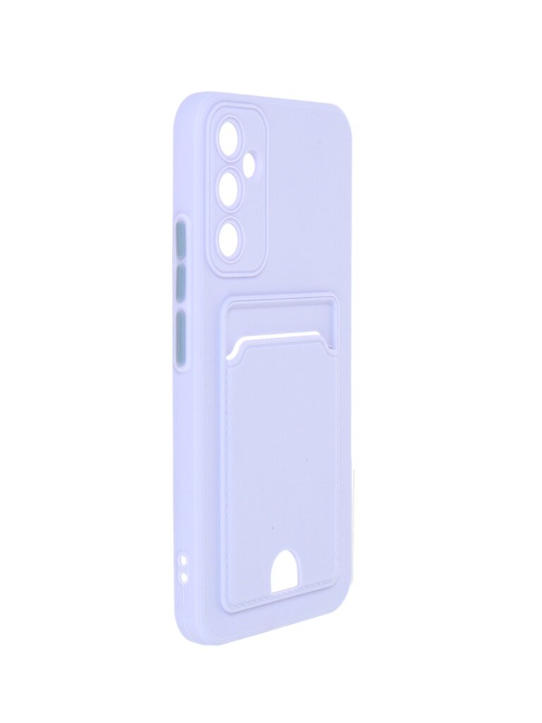 Чехол Neypo для Samsung A34 5G Pocket Matte Silicone с карманом Lilac NPM59514
