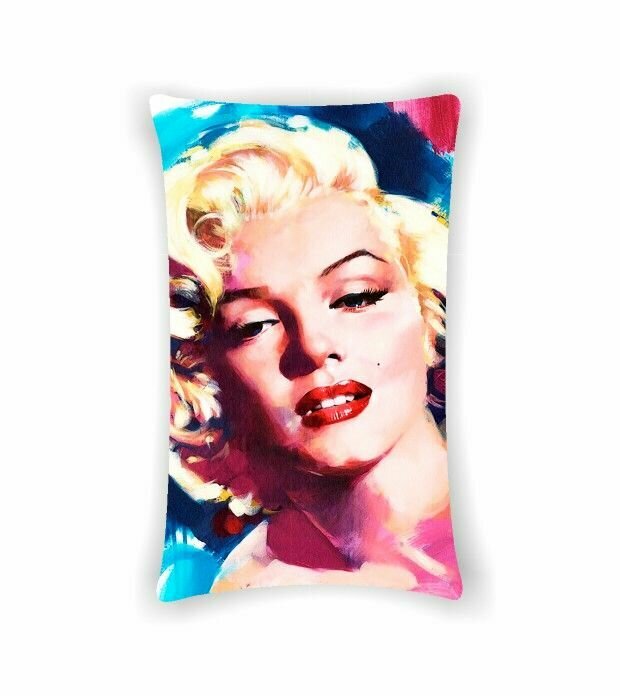 Подушка вертикальная Мэрилин Монро, Marilyn Monroe №14, С одной стороны