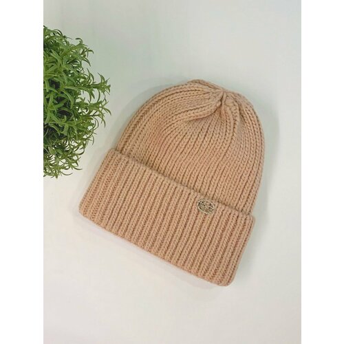 фото Шапка бини ferz, размер 56/58, пыльная роза