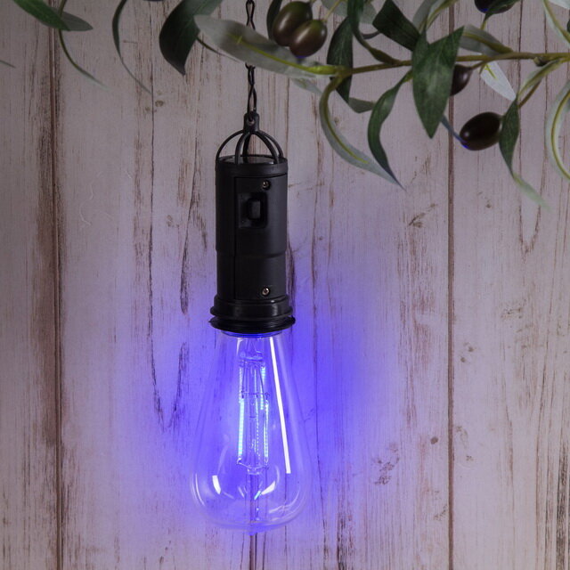 фото Kaemingk Подвесной солнечный светильник Solar Furiosa 20 см, голубой, IP44 894927