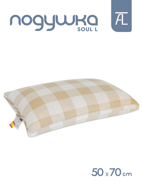 Подушка Soul L с эффектом памяти Mr.Mattress мягкая пуховая, 50х70 см