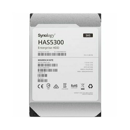 Жесткий диск Synology 8Tb HAS5300-8T жесткий диск seagate sas 20tb 7200rpm 12gb s 256mb st20000nm002d st20000nm002d