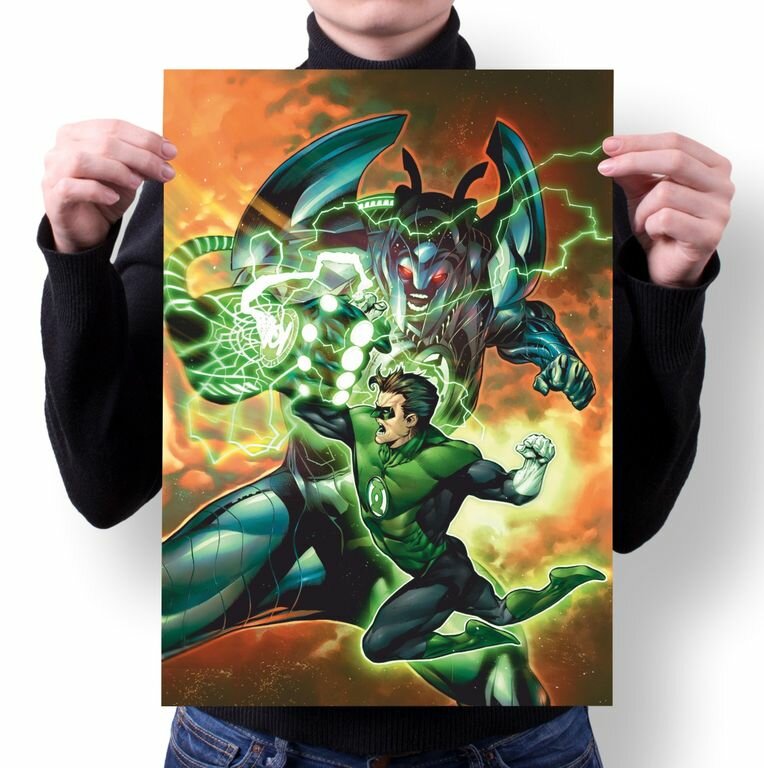 фото Плакат Зелёный Фонарь № 14