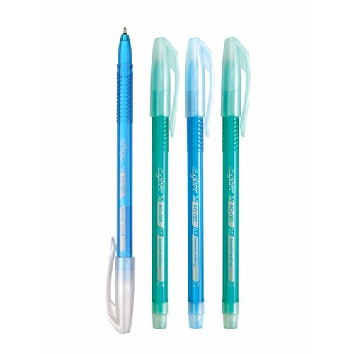 Ручка шариковая синяя 0,5мм Cyber масляная набор