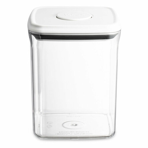 Контейнер для сыпучих продуктов с вакуумной крышкой WO HOME CLICK 1,5 л, 12,3Х12,3Х15,8 см, пластик