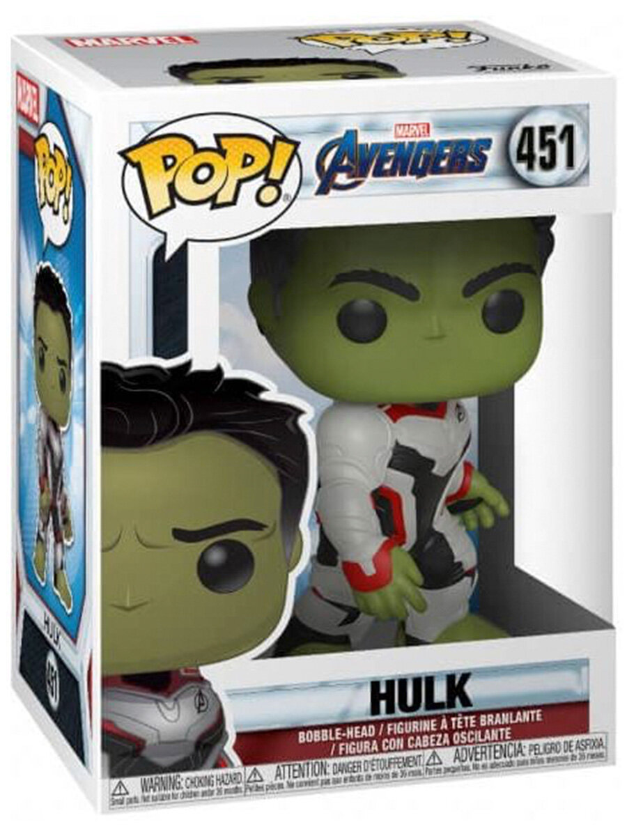 Фигурка POP! Халк Мстители Финал Марвел Hulk Avengers Marvel №451 (головотряс, 10 см)