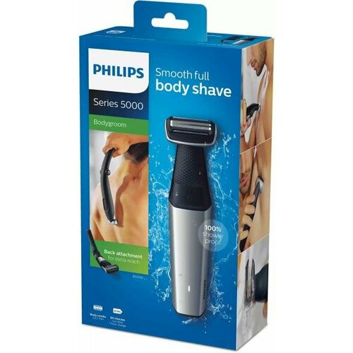 Триммер Philips BG5020/15 серебристый/черный триммер philips bt3222 series 3000 серебристый черный