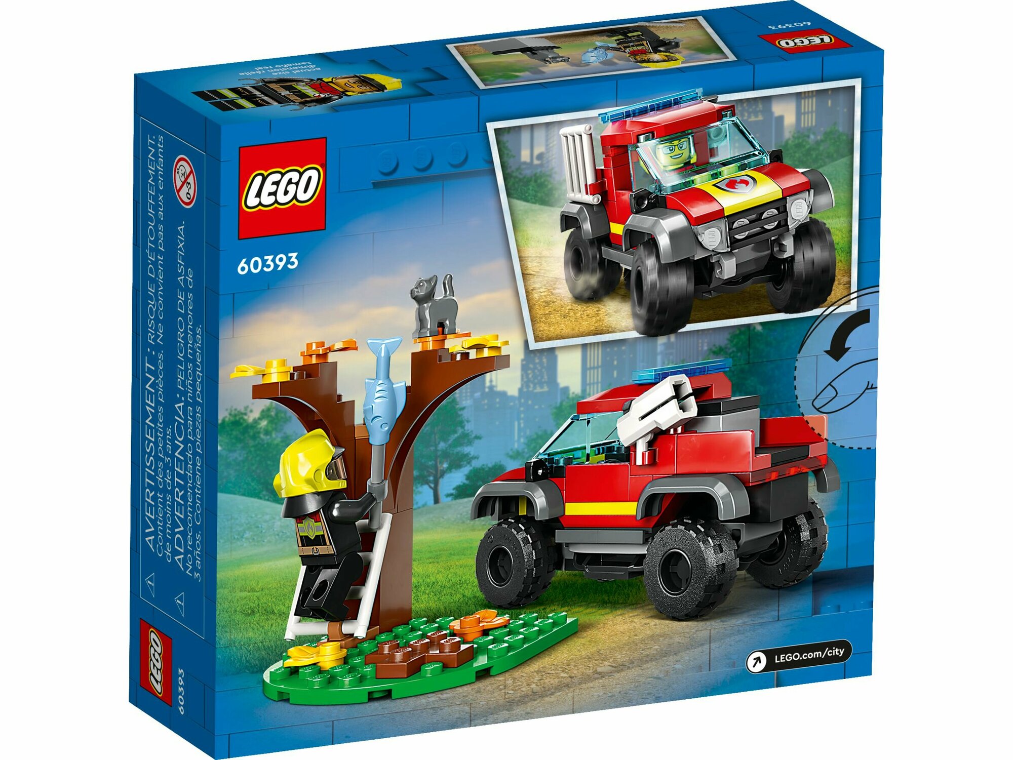 Конструктор LEGO Спасательный джип, 97 деталей - фото №3