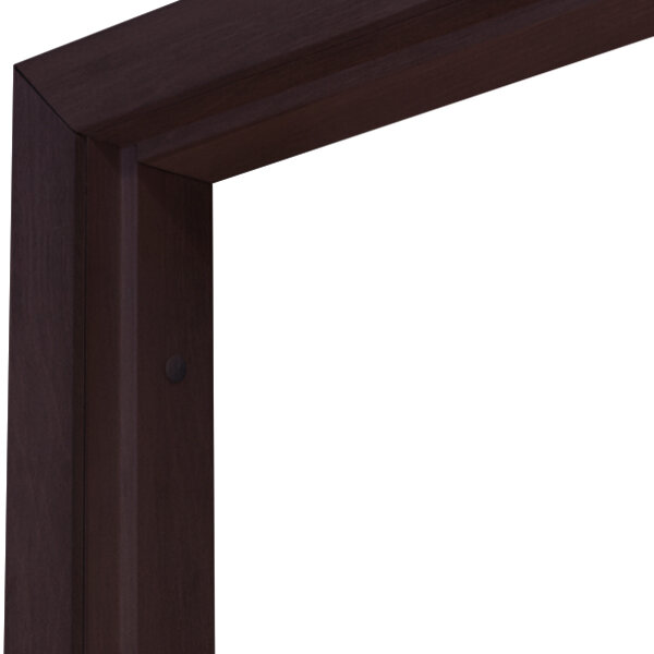 Олови дверная коробка для дверей с притвором M7 экошпон Венге