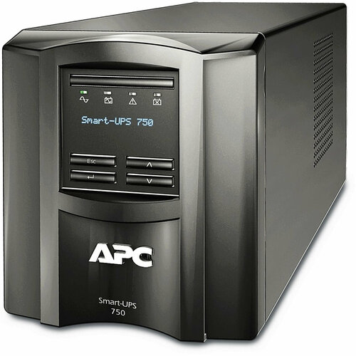 Источник бесперебойного питания APC Smart-UPS SMT750IC 500Вт 750ВА черный источник бесперебойного питания apc back ups bv800i gr