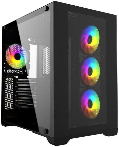 Корпус ATX Powercase Vision Без БП чёрный