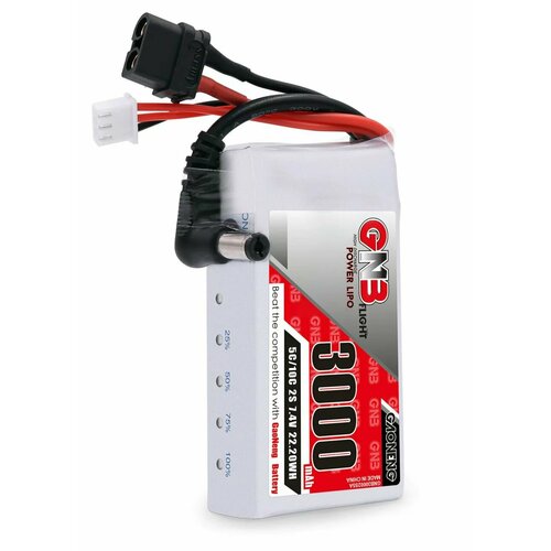 Аккумулятор GNB 3000mAh 2S 5C LiPo для очков Skyzone / Fatshark XT60, DC5.5
