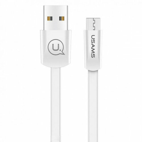 USAMS US-SJ201 Плоский дата кабель USB to MicroUSB (120 см) дата кабель mediagadget mu 002f usb microusb плоский black