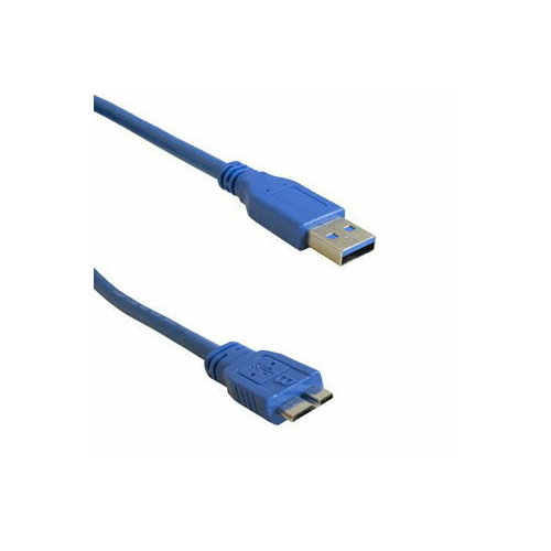 компьютерный шнур usb2 0 a m mini usb b m fw 1 8m ruichi Компьютерный шнур USB3.0 A(m)-micro USB B(m) Bl 1.8m / RUICHI