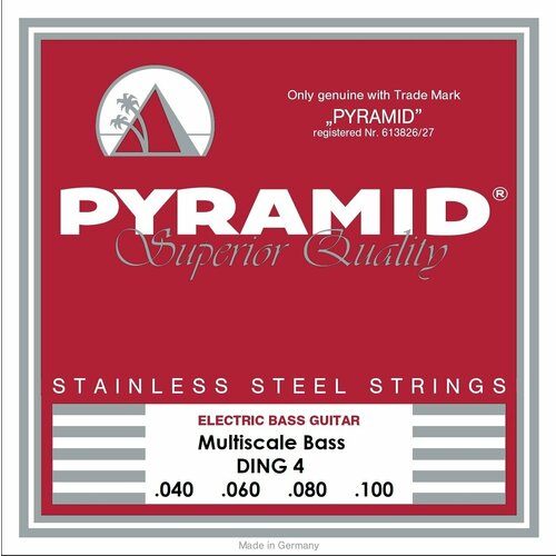 Струны для бас-гитары Pyramid Bass MULTIScale DING4 006 40-100