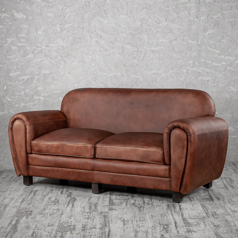 фото Диван кожаный "Пламп"