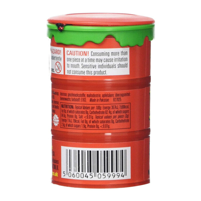 Кислые леденцы Toxic Waste Red Sour Candy (красная бочка) (США), 42 г - фотография № 3