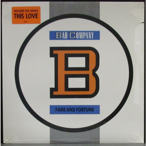 bad company fame and fortune lp 1986 rock mexico nmint Bad Company Виниловая пластинка Bad Company Fame And Fortune