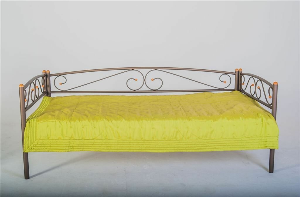 фото Кушетка RB оптима люкс Коричневый бархат