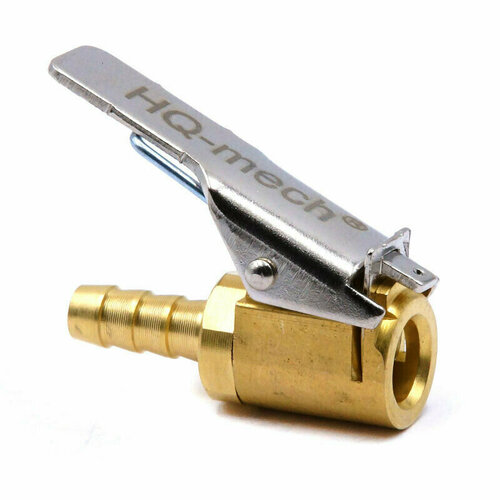 Наконечник для подкачки шин HQ-AC08A-6 латунный евро с клипсой Елочка 6 х 15 мм 243₽