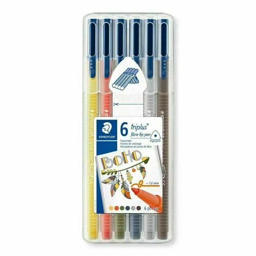 Набор фломастеров Staedtler Boho, 6 цветов