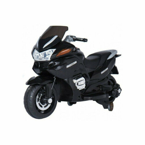 Детский электромотоцикл HZB-118, цвет черный