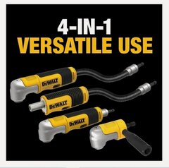 Изображение товара Насадка ударная Dewalt DWAMRASET, 4 в 1, угловая, для отвертки/дрели/шуруповерта