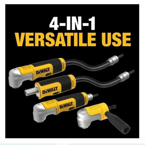 Насадка ударная угловая поколения DEWALT DWAMRASET ударопрочный разъем 4 в 1 с возможностью демонтажа и установки под прямым углом 5500₽